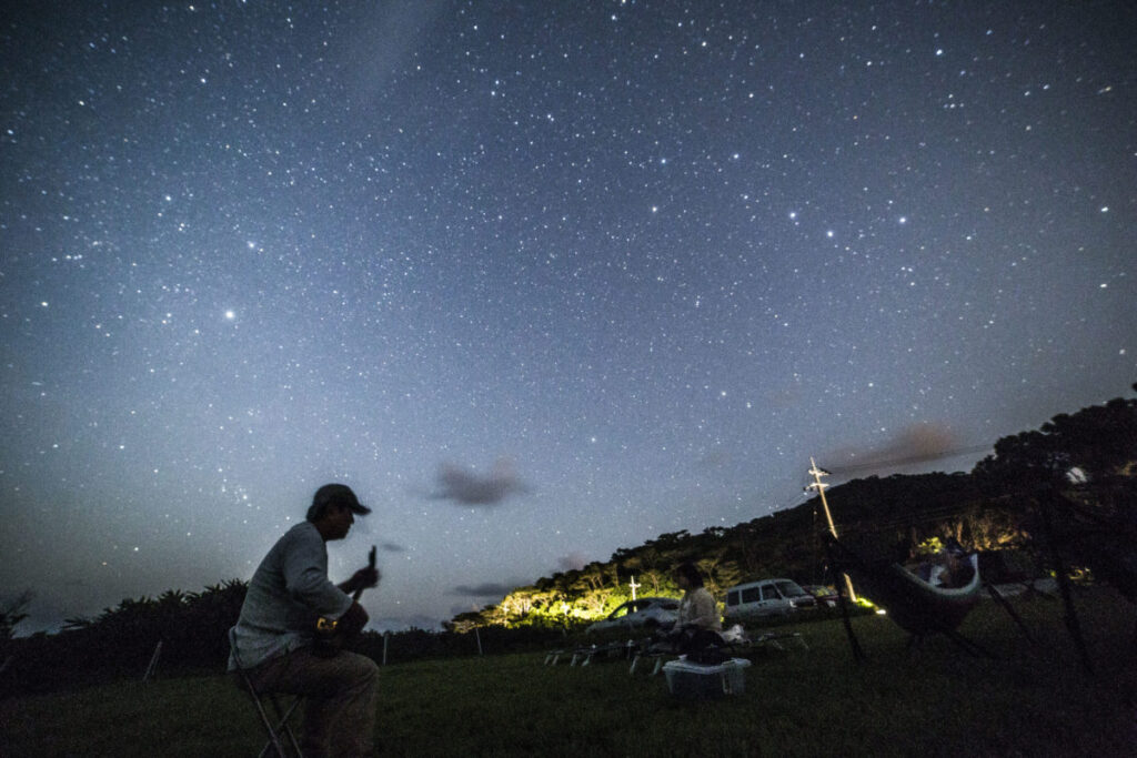 Ishigaki Island Nagareboshi Hill stargazing tour customer review photo 2015-2018 night sky 6647
