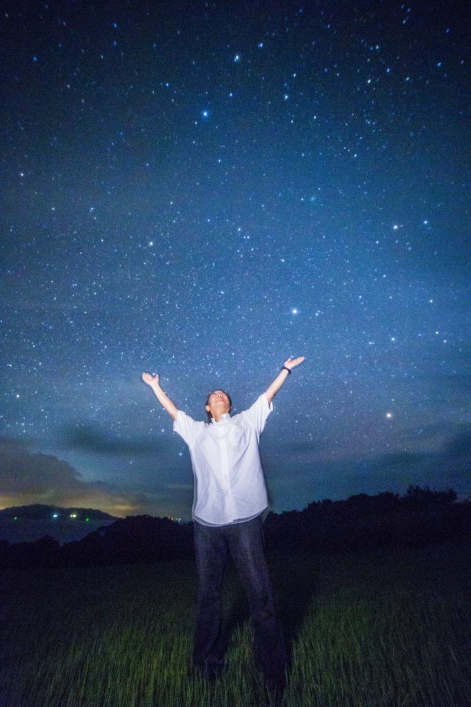 石垣島星空ツアー流れ星の丘フォト
