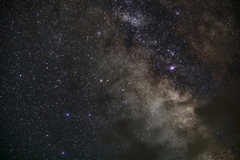 Milky Way galactic center detailed astrophotography at Nagareboshi no Oka, Ishigaki Island