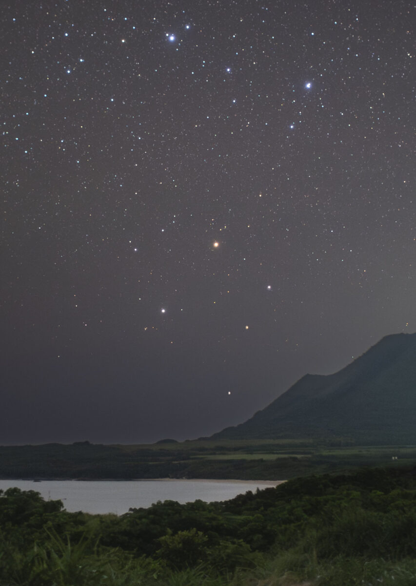 石垣島平久保半島で見える南十字星2025年