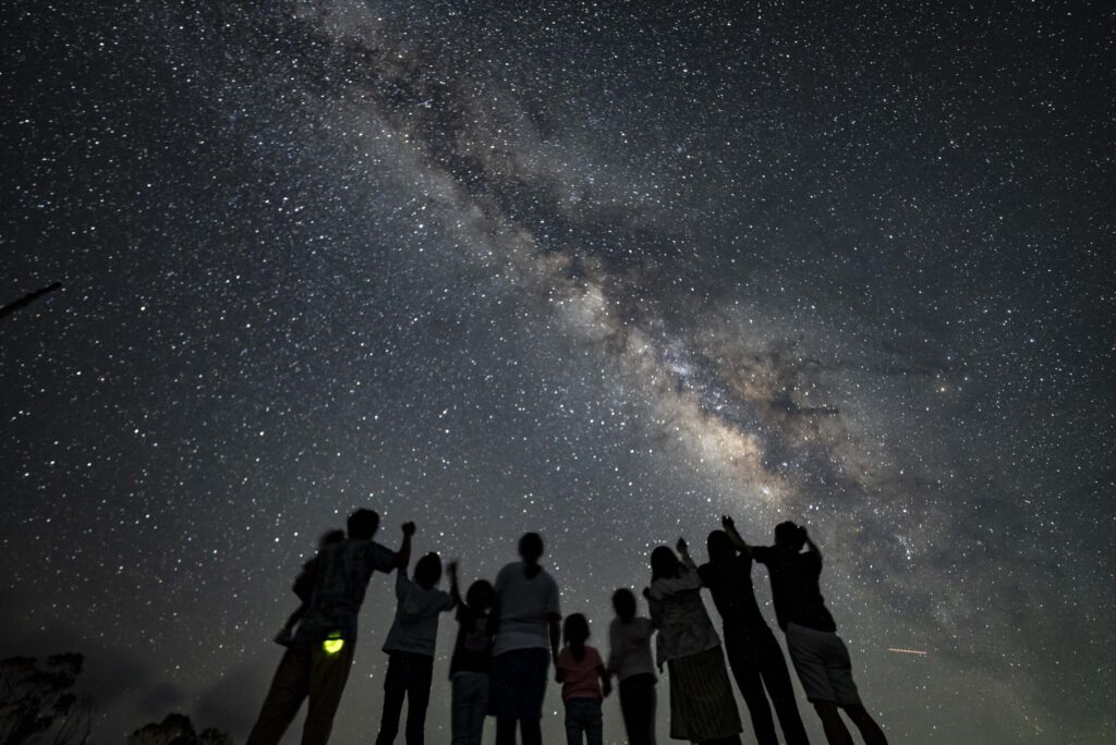 Stargazing tour photograph at Nagareboshi no Oka, Ishigaki Island