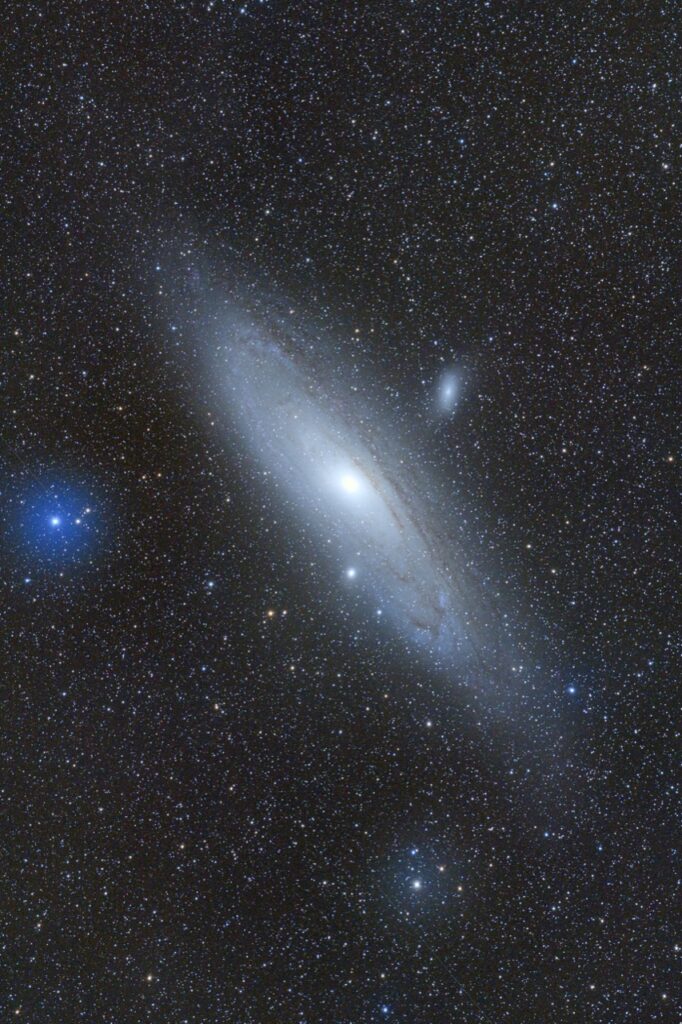 石垣島の星空平久保半島で撮影したアンドロメダ銀河